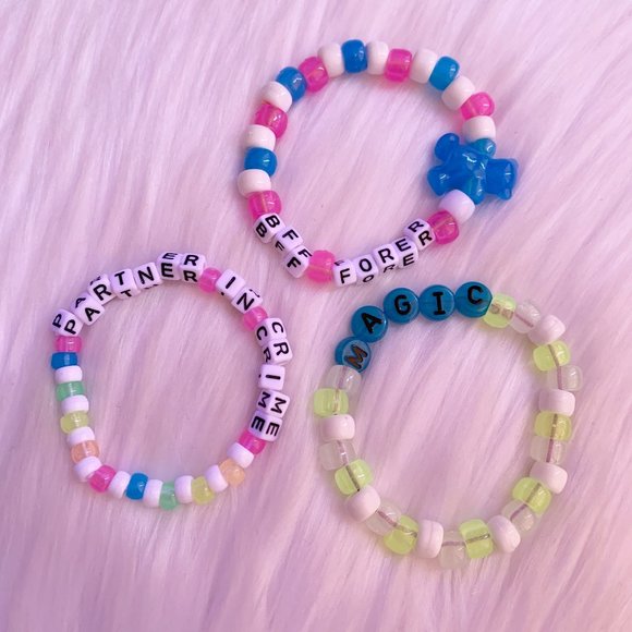 Hand Crafted Accessories - Handmade Kandi Bracelets | BFF Forever